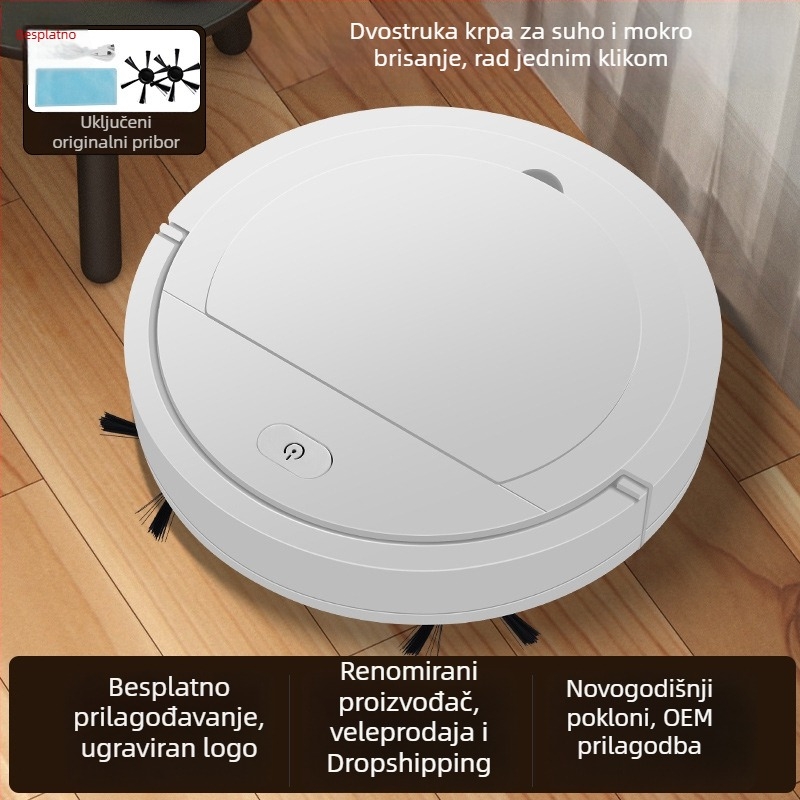 Ultra-tanki kućni robotski usisavač s USB punjenjem - inteligentno čišćenje podova