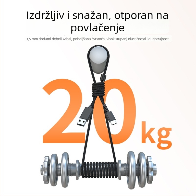 Prilagođeni USB-Micro kabel za prijenos podataka i punjenje za Logitech slušalice serije G633 (G633S, G933S, G635) – Sove su wei