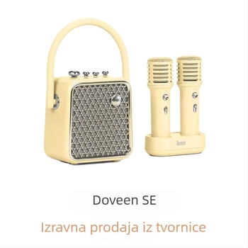 Karaoke Bluetooth zvučnik s dva integrirana mikrofona, 18W, baterija 4000–6000 mAh, frekvencijski odziv 40 Hz–20 kHz