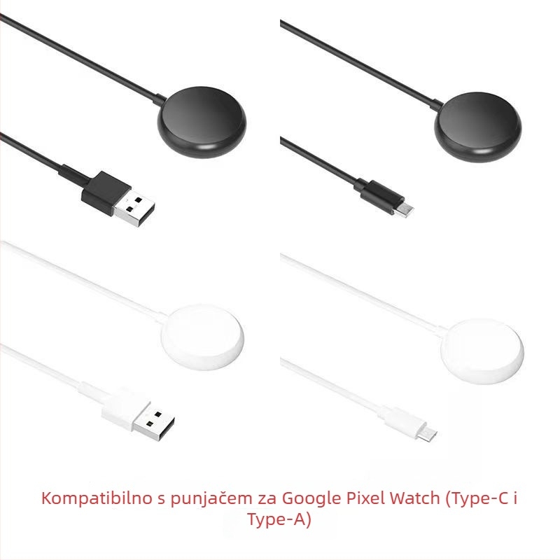 Aoshengda Bežični punjač s magnetskom bazom USB-C za Google Pixel Watch