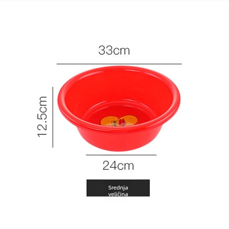 Plastična okrugla posuda za pranje, svečani stil, podrijetlo Jieyang, neto težina 450–500 g