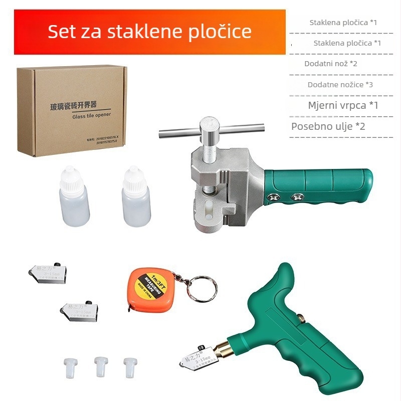 Ručni rezač pločica i stakla za keramiku – alat za označavanje rubova