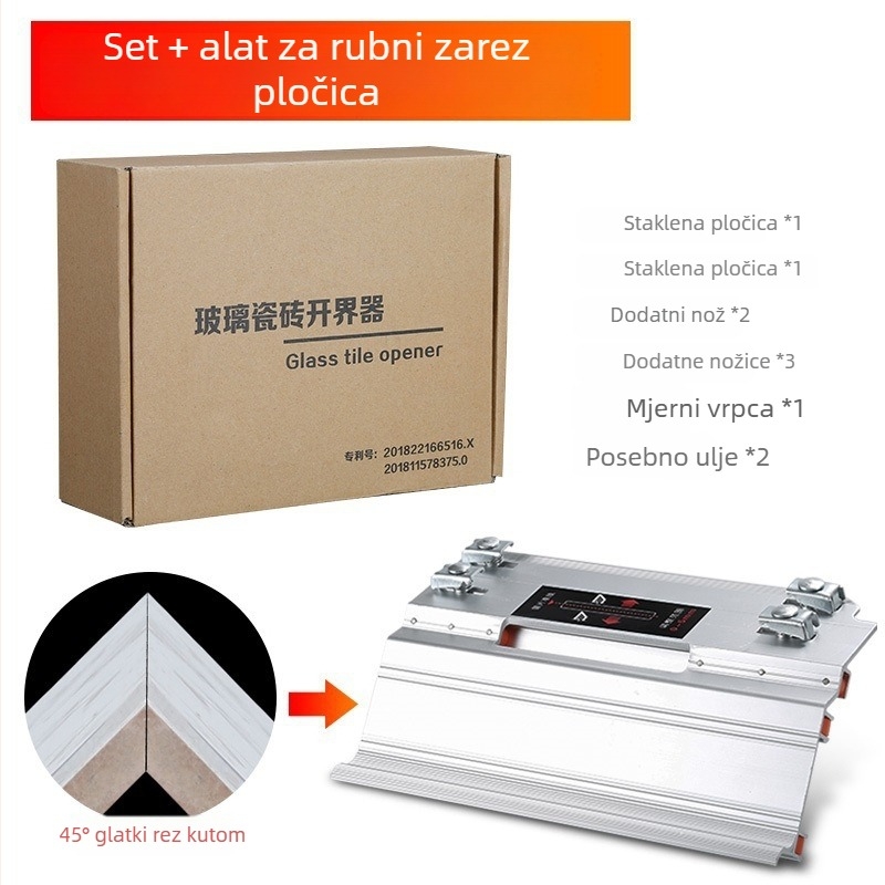 Ručni rezač pločica i stakla za keramiku – alat za označavanje rubova