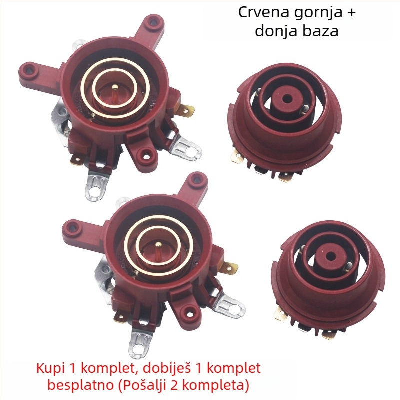 Univerzalna baza za električni čajnik s regulatorom temperature, konektorom i spojnom utičnicom