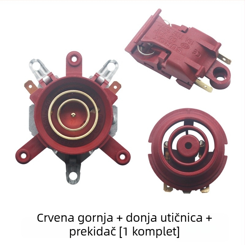 Univerzalna baza za električni čajnik s regulatorom temperature, konektorom i spojnom utičnicom