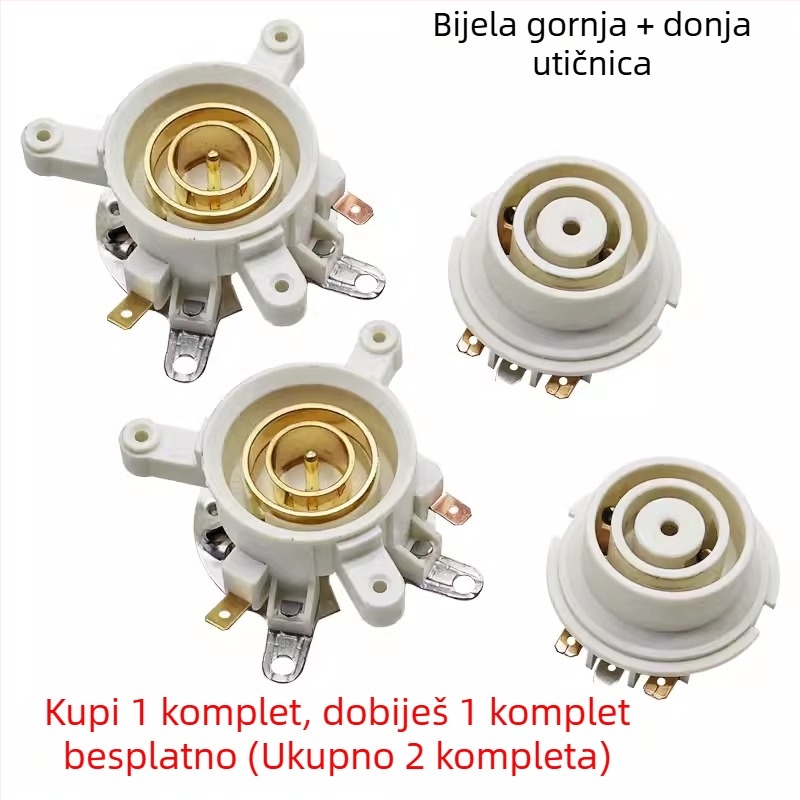 Univerzalna baza za električni čajnik s regulatorom temperature, konektorom i spojnom utičnicom