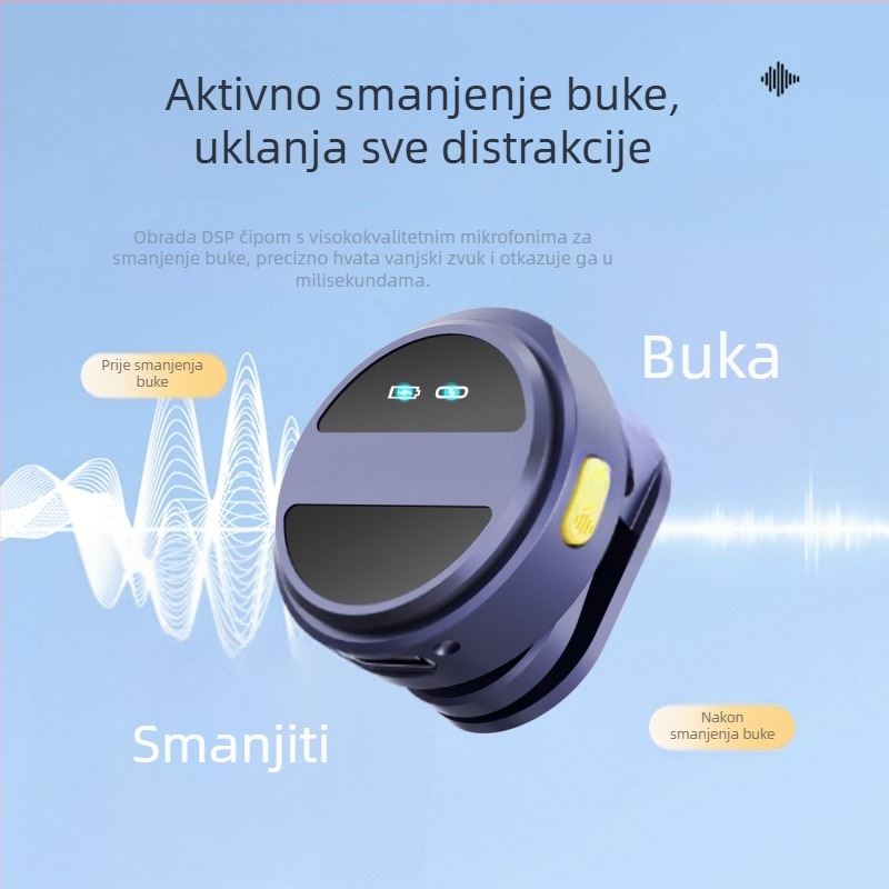 Lavalier mikrofon sustav za livestreamanje SX21 — raspon 20 Hz–20 kHz, SNR ≥75 dB, ugrađena baterija 800–1000 mAh, ABS kućište, punjiv