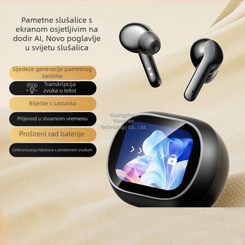 AI slušalica za prijevod - real-time simultani prijevod, dvosmjerni dvojezični dijalog, kompatibilno s iOS