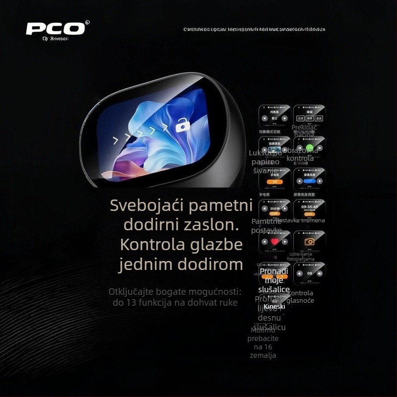 AI slušalica za prijevod - real-time simultani prijevod, dvosmjerni dvojezični dijalog, kompatibilno s iOS