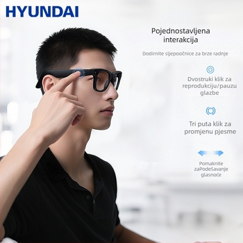 Pametne naočale: 8MP Sony kamera, prepoznavanje objekata, AI prijevod, 32GB interne memorije, TR90 okvir