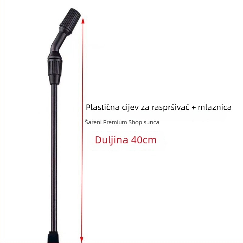 Ramenski raspršivač, 5 L, s komprimiranim zrakom, ventil za oslobađanje tlaka, mlaznica za raspršivanje