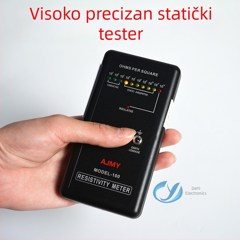 Instrument za mjerenje površinskog otpora protiv statičkog naboja — visoka preciznost, PET film, PVC i netkane tkanine, detekcija impedancije