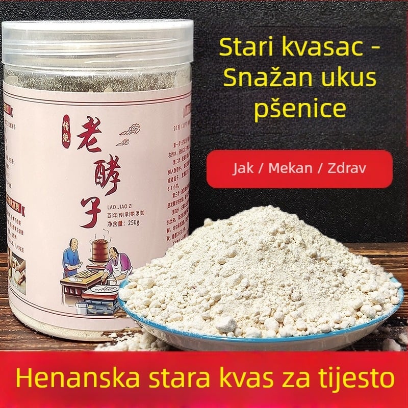 Stari tijesto starter – tradicionalno ručno izrađen, za fermentaciju i parene peciva