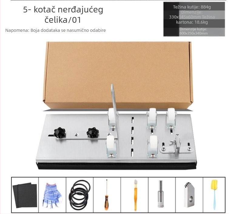 Roller stakleni nož za rezanje staklenih boca, DIY alat
