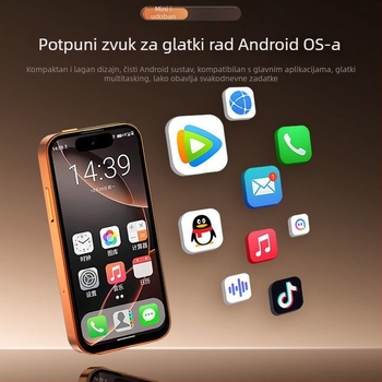 Mini pametni telefon 5G s punom mrežnom kompatibilnošću, model A17 – gaming telefon za studente