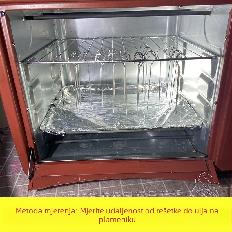 Roštilj štapići od 304 nehrđajućeg čelika s 9 kuka, višekratna upotreba