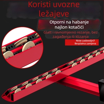 Sidno T-tip rezač stakla s valjkom, dizajn drag knife za rezanje stakla i pločica