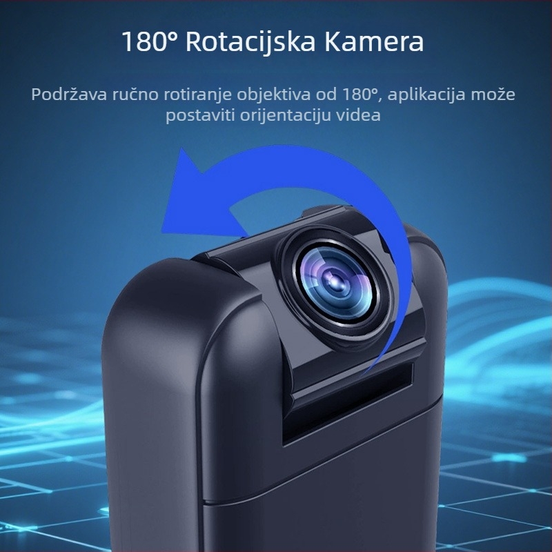 Pametna vanjska kamera, 1080p, 4mm objektiv, noćni prikaz, ugrađeni mikrofon, kontrola putem mobilne aplikacije, skladištenje u oblaku