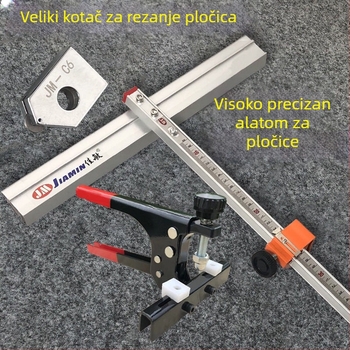 Alat za rezanje pločica s kotačićem i snažnim kliještima – višenamjenski alat za rezanje i označavanje debelih podnih pločica