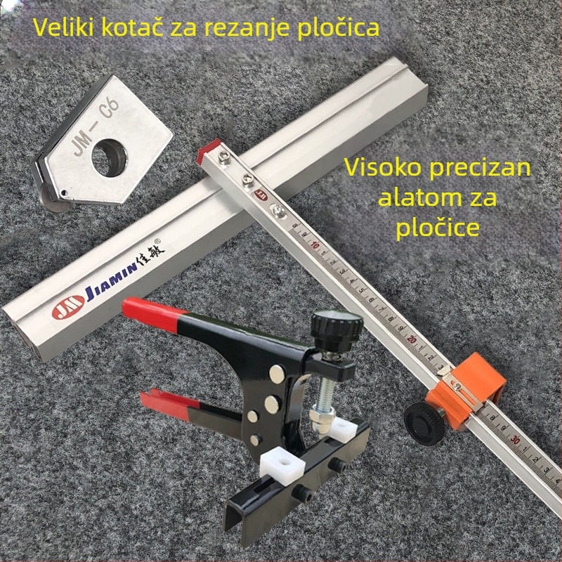 Alat za rezanje pločica s kotačićem i snažnim kliještima – višenamjenski alat za rezanje i označavanje debelih podnih pločica