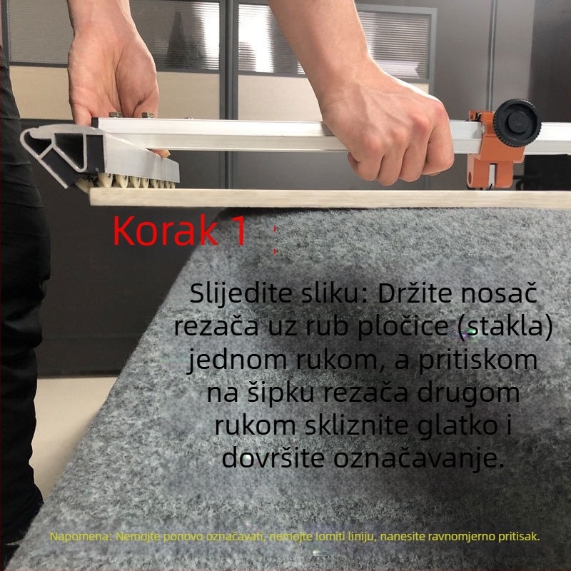 Alat za rezanje pločica s kotačićem i snažnim kliještima – višenamjenski alat za rezanje i označavanje debelih podnih pločica