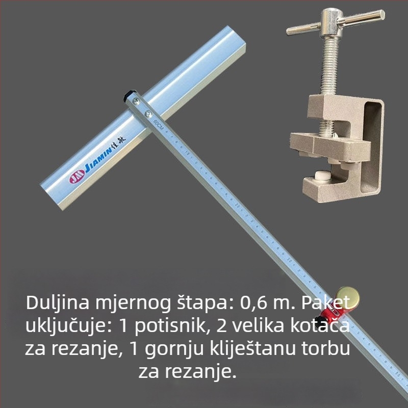 Alat za rezanje pločica s kotačićem i snažnim kliještima – višenamjenski alat za rezanje i označavanje debelih podnih pločica