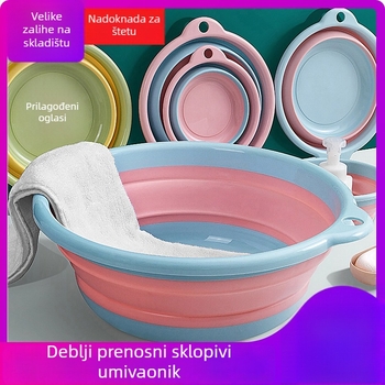 Sklopivi dječji stalak za umivanje - karikaturni dizajn, plastika, bruto težina 0.5 kg, lansirano ljeto 2021