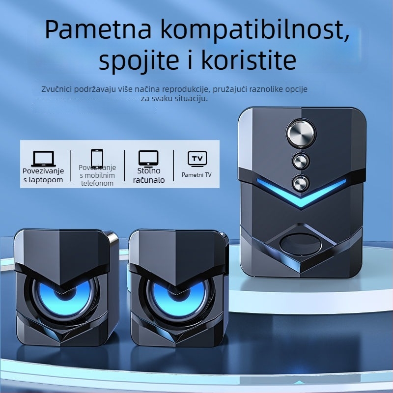 SADA stolni zvučnik za PC/Notebook s Bluetoothom, 2.1-kanalni subwoofer