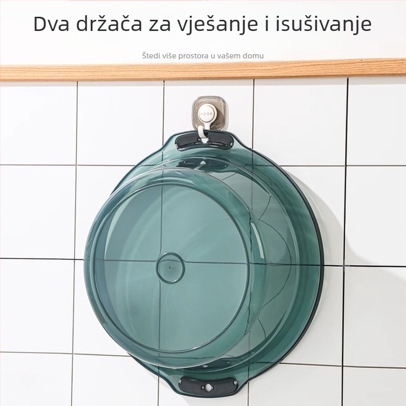 Plastična posuda za kućanstvo, debelog i izdržljivog dizajna, za pranje lica i povrća (Materijal: Drugo; Neto težina: 120–150 g; Pakiranje: 60/80 kom; Bruto težina: ispod 0,5 kg; Lansiranje: 2025)