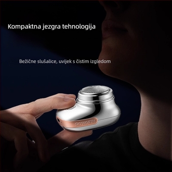 Mini prijenosni perivi muški električni brijač