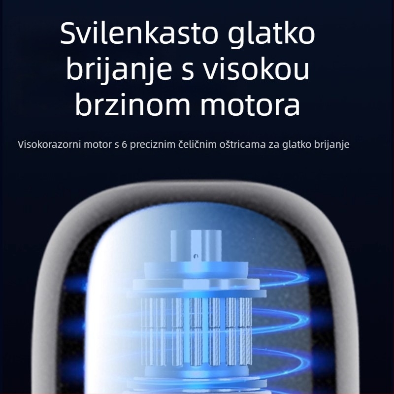 Mini prijenosni perivi muški električni brijač