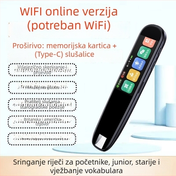Čitaća olovka S4, plastično kućište, 5V napajanje, punjiva litijska baterija