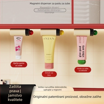 Kružni magnetski istiskivač zubne paste — Jiuyue, za tinejdžere, jednokratno pakiranje