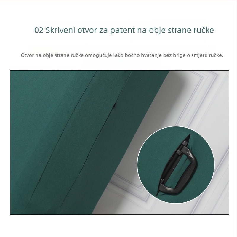 Navlaka za kofer, poliester, prozračna, vodootporna, otporna na habanje, zaštita od krađe