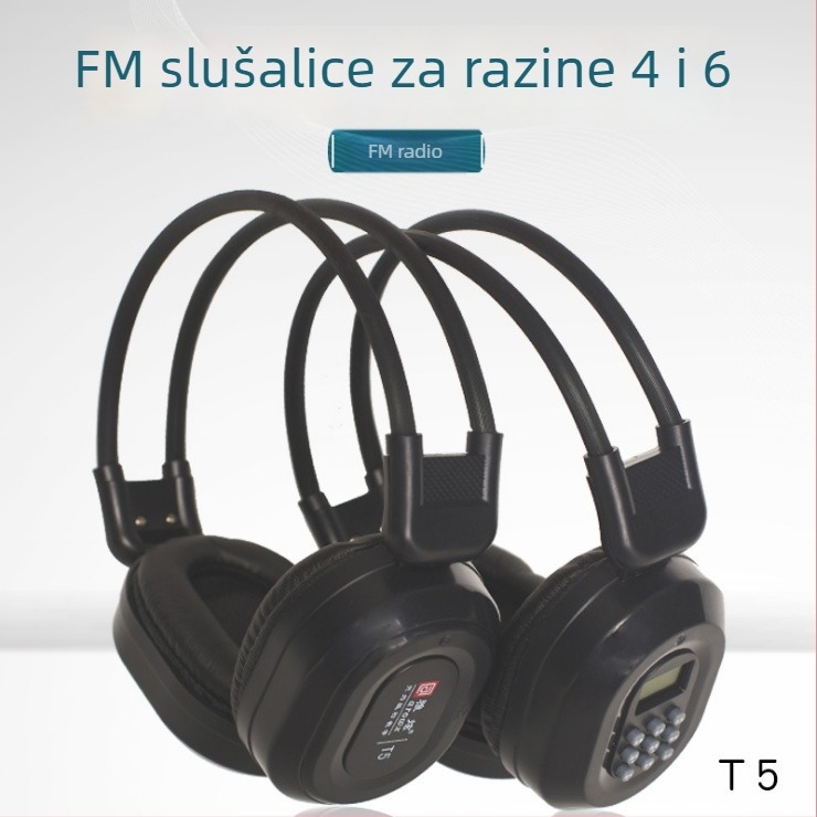 T-13 FM bežični prijenosnik za nastavu i vođenje turista – integrirani mikrofon, ugrađena baterija, 2 W, SNR < 60 dB, frekvencijski odziv 18 904 525 367 Hz