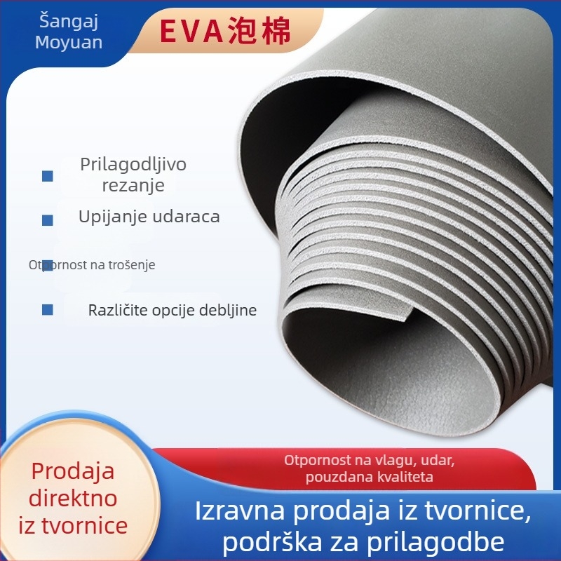 EVA pjena za pakiranje, antistatična, otporna na plamen, ekološki prihvatljiv materijal, gustoća 0.1