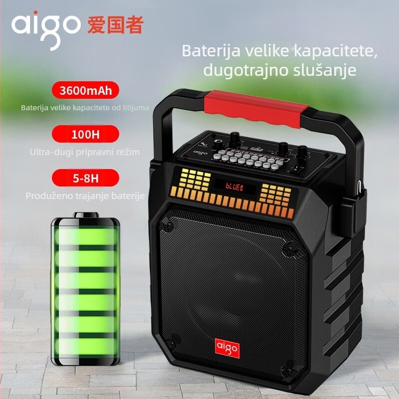 Patriots T52 Bluetooth zvučnik IPX7 vodootporan, 100Hz-20kHz raspon, SNR ≥70dB, ABS kućište, Bluetooth 2.0