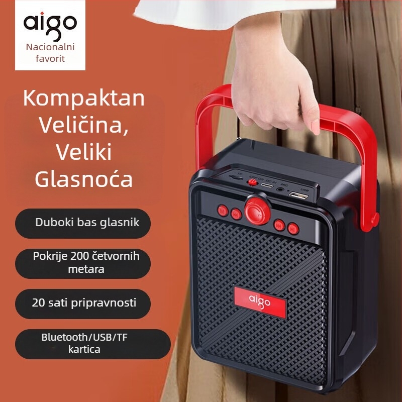 Patriots T52 Bluetooth zvučnik IPX7 vodootporan, 100Hz-20kHz raspon, SNR ≥70dB, ABS kućište, Bluetooth 2.0