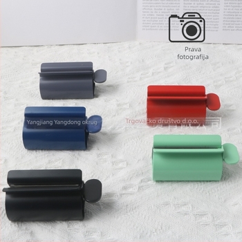 Stisnivač paste za zube od 304 nehrđajućeg čelika, ručni rotirajući mehanizam, za pastu za zube i sredstva za čišćenje lica, Lizhong