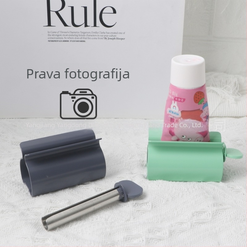 Stisnivač paste za zube od 304 nehrđajućeg čelika, ručni rotirajući mehanizam, za pastu za zube i sredstva za čišćenje lica, Lizhong