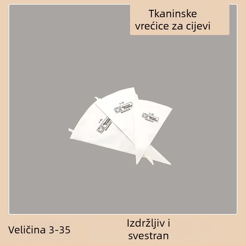 Set jednokratnih vrećica za ukrašavanje torti, debeli materijal, prehrambena PE, stil životinjski džakard, uključuje vrhove za ukrašavanje, vrećice i pištolj za ukrašavanje