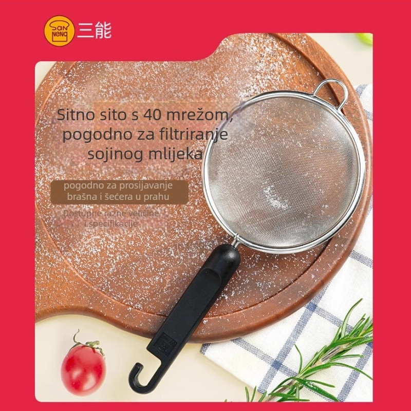 Ručni sito za brašno, otmjen stil, marka Three energy, nije uvezeno