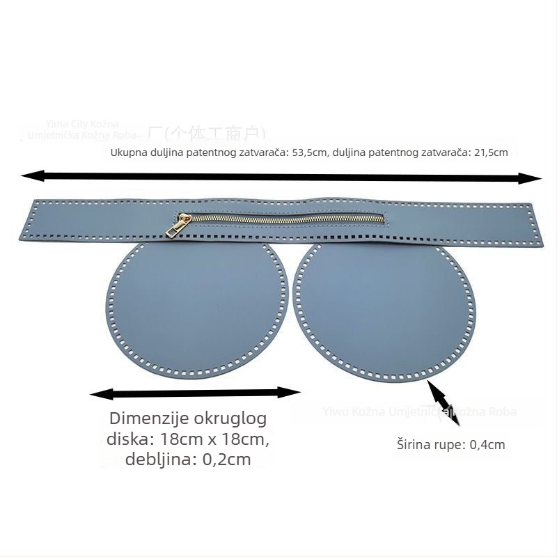 DIY paket Bucket Bag: PU koža, gradski minimalistički stil, vodootporan, izuzetno lagan, otporan na habanje (ljeto 2024)