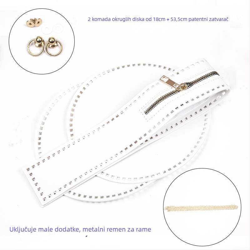 DIY paket Bucket Bag: PU koža, gradski minimalistički stil, vodootporan, izuzetno lagan, otporan na habanje (ljeto 2024)