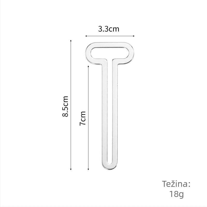 Nehrđajući čelični istiskivač za pastu za zube i kremu za ruke, ručni, višefunkcionalan