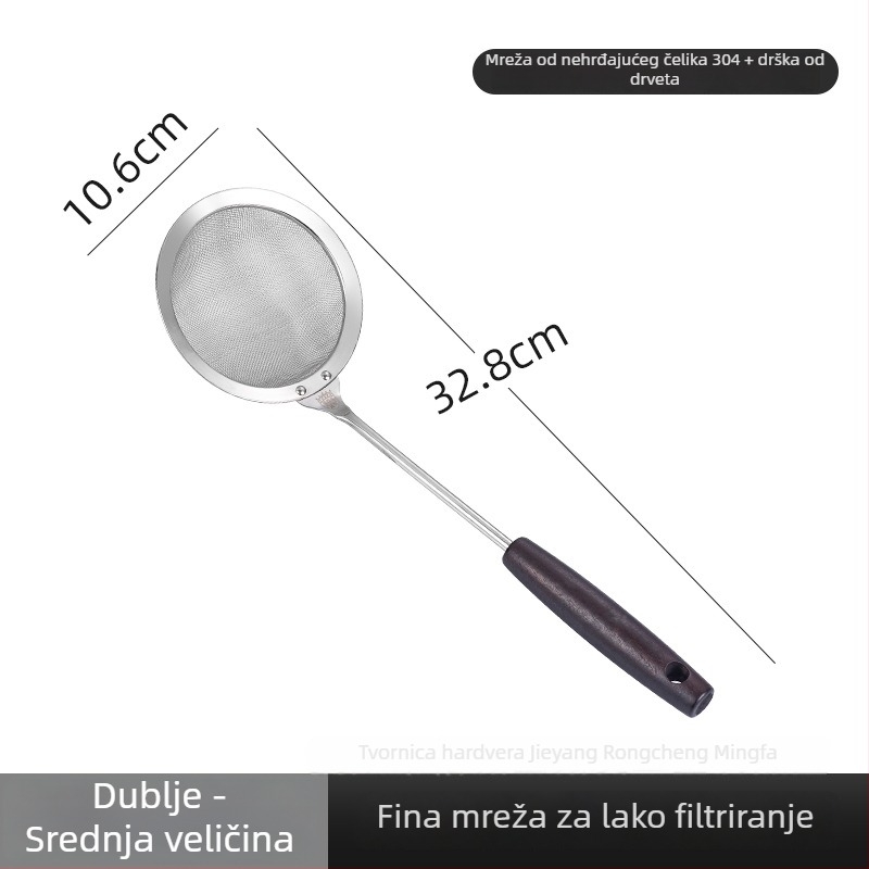 304 nehrđajući čelik s drvenom ručkom, retro stil, zaštita od opeklina, lansirano jesen 2016., prilagodljivo