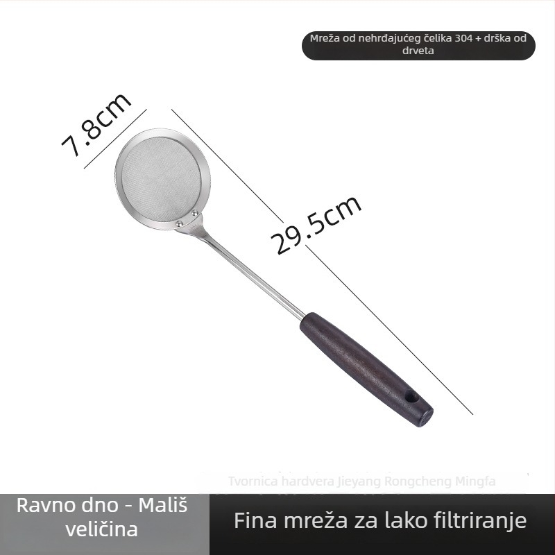 304 nehrđajući čelik s drvenom ručkom, retro stil, zaštita od opeklina, lansirano jesen 2016., prilagodljivo