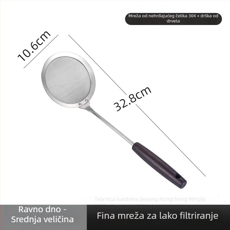 304 nehrđajući čelik s drvenom ručkom, retro stil, zaštita od opeklina, lansirano jesen 2016., prilagodljivo