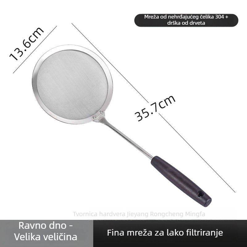 304 nehrđajući čelik s drvenom ručkom, retro stil, zaštita od opeklina, lansirano jesen 2016., prilagodljivo