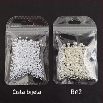 Perle za nokte, kružne, neporozne, materijal: aluminijev oksid, pakiranje: osnovno pakiranje